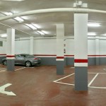 Reparación y regruesado del suelo del parking