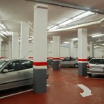 Reparación de bajantes del parking